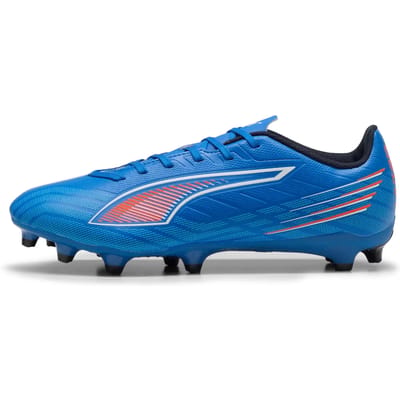 PUMA ULTRA 6 PLAY FG/AG Unisex Sportschoenen - Ultra Blue-PUMA White-Glowing Red