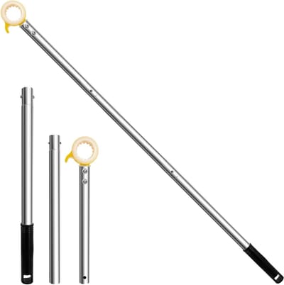 Verlengstang voor Dakramen, Telescopische Raamopener, Ramen Openen, Stalen Handvat voor Dakluiken en Velux Ramen (92 cm)