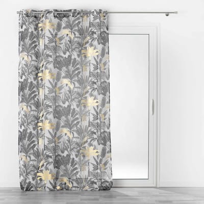 douceur d'intérieur, Gordijn, met oogjes, 140 x 240 cm, gezandstraald, metallisering