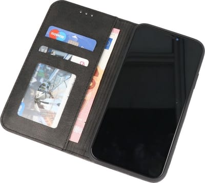 Magnetisch Folio Book Case - Hoesje Geschikt voor Samsung Galaxy S20 Plus Zwart