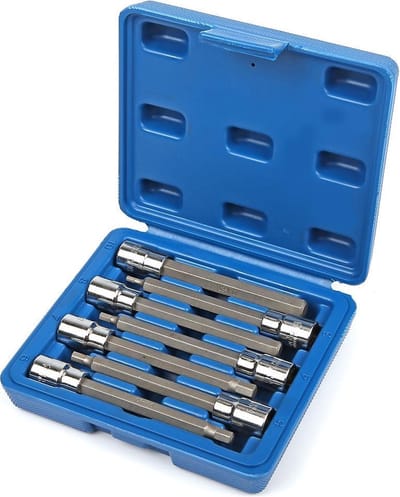 HBM 7 Delige Profi 3/8” Lange Inbus Doppenset 3 – 10 mm Model 2