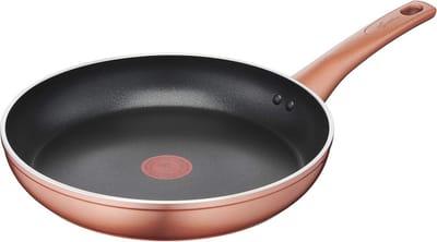 Aluminium anti-aanbakpan Ø 30 cm met koper effect voor gas- en ovengebruik