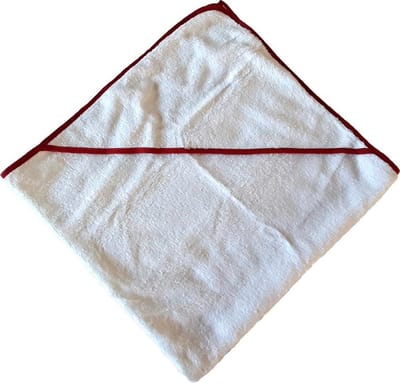 Badcape Bébé-Jou Wit / Rood