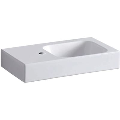 Geberit iCon hand wash basin 53 cm with shelf left 124153000
