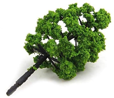 30 Stuks Model Bomen voor DIY Landschap - 7 cm en 9 cm Gemengde Architectuur