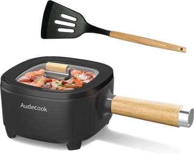 Multifunctionele Elektrische Kookpan 2L - Keramische Antiaanbaklaag, 24 cm