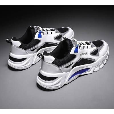 Herfst Nieuwe Heren Casual Schoenen Trendy Casual Schoenen Vliegweefsel Ademend Studenten Hardloopschoenen Heren Trendy Schoenen 44 gray