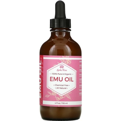 Leven Rose, 100% Pure Organic Emu Oil, 4 fl oz (118 ml)