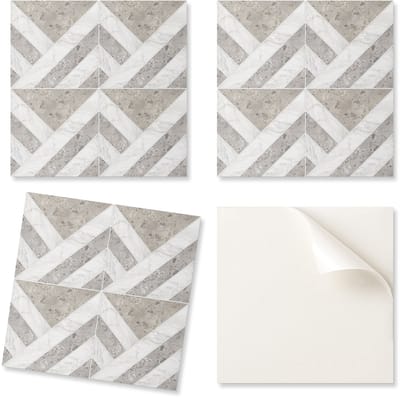 Decoratieve zelfklevende vinyltegels - Geometrisch patroon voor de hal, 20x20x20 cm