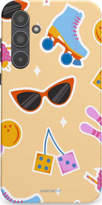 Casetastic Hoesje Geschikt voor Samsung A55 - Stijlvolle Beschermende Duo-layer Case - Milkshake vibes