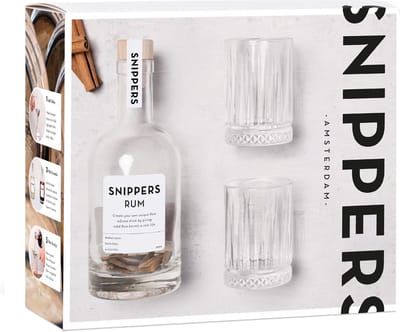 Snippers Originals Gift Pack Rum 2 Glasses