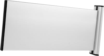 Leeg Naambord - Wandbord Houder - Decoratief Gebruik - Aluminium Legering - 29x14.5CM - Zilver