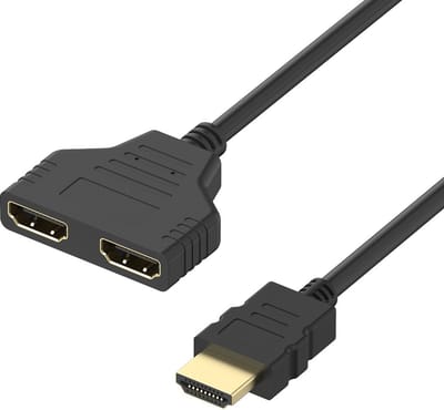Luxebass 1 X 2 HDMI Splitter Adapter Converter 2 Poorts Switch - LBHD21