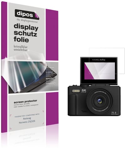 dipos – 4x Beschermfolie geschikt voor Reiteag Norwiss ZXJ326 | Krasbestendige & heldere Screenprotector Ultra-Thin