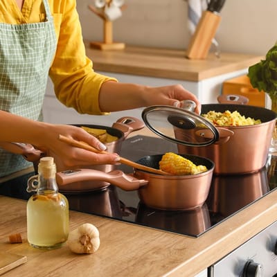 Inductie Kookplaat - 4 Pitten - Snel Koken - Energiezuinig - 7200 W - Zwart