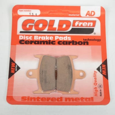 Plaquette de frein Gold Fren pour Scooter Sym 50 Jet Sport X SR 2006 à 2015 ARD Neuf
