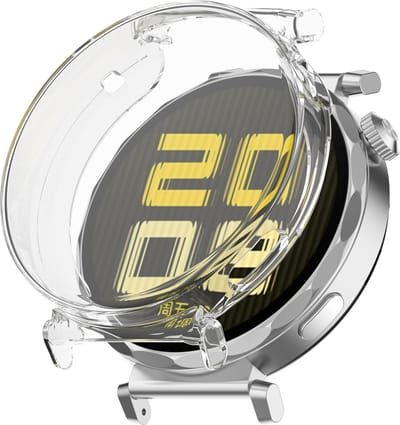 Strap-it Zacht TPU bescherm hoesje - case geschikt voor Huawei Watch GT 5 - 41mm (transparant)
