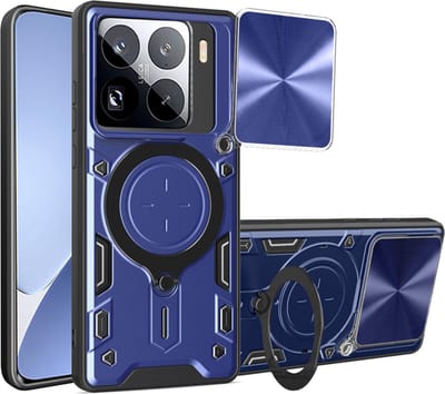 Hoesje geschikt voor Xiaomi 15 Pro - Techsuit CamGuard Pro Back Cover - Blauw