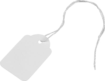Etiket Hangetiket karton 28x43mm wit (500 stuks)