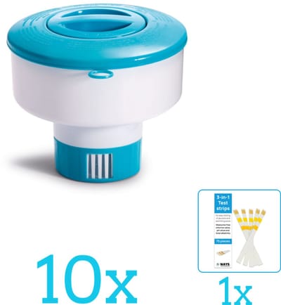 Intex Chloordrijver - ø17,8cm - Zwembad Onderhoud - 29041NP - Volumebundel - Chloordrijver - 10-delig