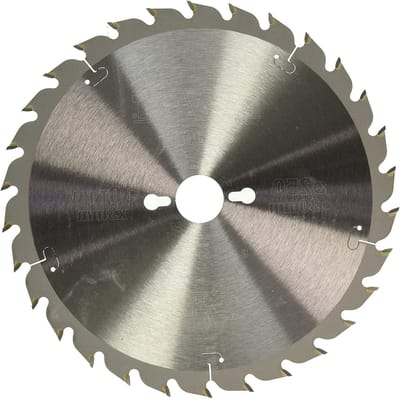 Cirkelzaagblad - Zaagblad stationair - Hout zagen - Snijvlakken geslepen - 250x30mm 30T - Metaalkleur