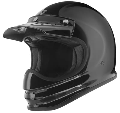 Bogotto V381 Fiberglass Zwart Motorhelm - Helm