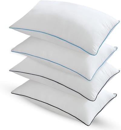 Set kussens - Slaapkussens - Comfortabel slapen - Pluizig en ondersteunend - 43 x 66 cm - Wit