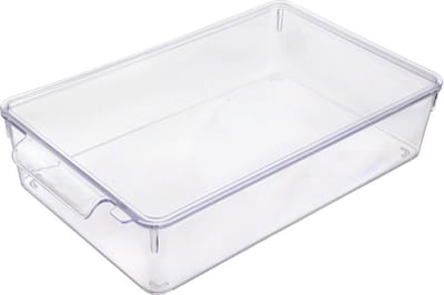 Koelkast Organisator met Deksel 32,5x20x7,5 cm - Voorraadkast - Koelkastdoos - Koelkastorganizer - voor Koelkast - Pantry