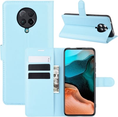 Coverup Hoesje - Geschikt voor Xiaomi Poco F2 Pro Hoesje - Coverup Book Case - Lichtblauw