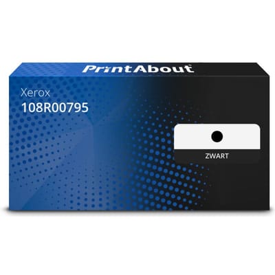 PrintAbout huismerk Toner 108R00795 Zwart Geschikt voor Xerox