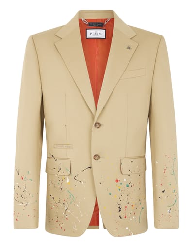 Blazer Gigolo Fit Paint Splash Painted