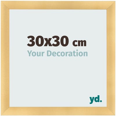 Your Decoration - Fotolijst 30x30 cm - MDF - Goud Mat - Pisa