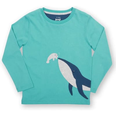 Kinder-T-shirt met lange mouwen Kite Whale and Manatee