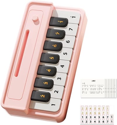 Kinder Toetsenbord - Muziek Speelgoed - Vroege Opvoeding - Draagbaar Zintuiglijk - 15.8 x 8.3 x 3.5 cm