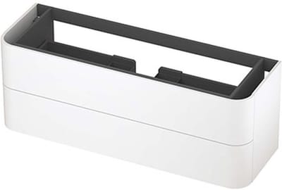 INK - Afgeronde Onderkast Gelakt 2 Laden Softclose Tbv Grepen - 1400x450x520 Mm - Mat Wit