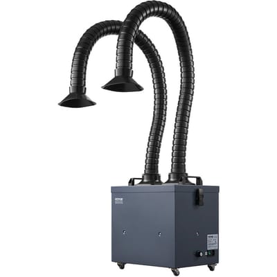 Extracteur de fumées de soudure 275W sans balais Absorbeur de fumée avec filtres à 4 étages