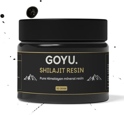 GOYU Shilajit Resin 50 gram - Himalaya Mumijo – Shilajit gummies - shilajit 100% pure - Vegan - Zonder toevoegingen - Lab getest