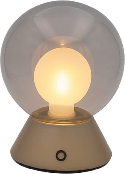 Luxus Europe - Tafellamp Touch Nora Goud - Draadloze LED Tafellamp Binnen - USB-C Oplaadbaar - Touchbediening - Dimbaar - 3 Lichtkleuren