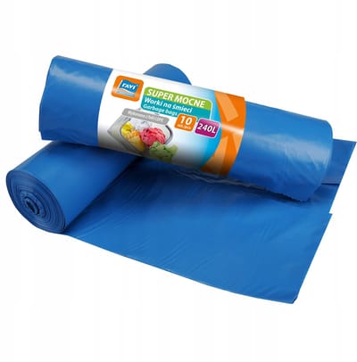 Ravi Rubbish Tassen Ldpe 10 stuks, inhoud-240 liter, meerkleurig, één maat