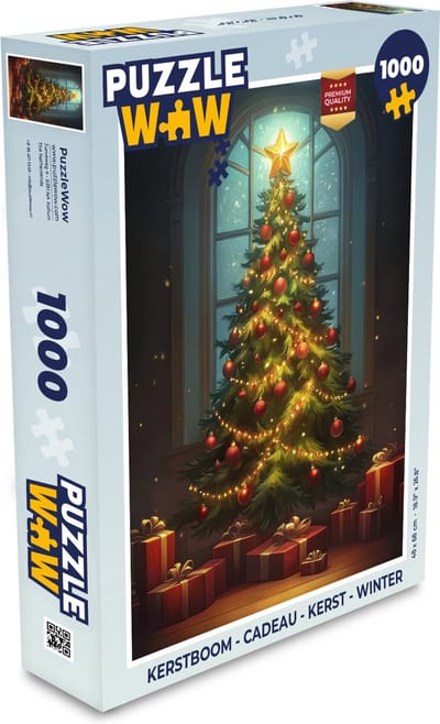 Puzzel Kerstboom - Cadeau - Kerst - Winter - Legpuzzel - Puzzel 1000 stukjes volwassenen - Kerst - Cadeau - Kerstcadeau voor mannen, vrouwen en kinderen