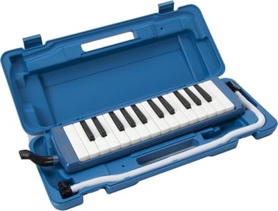 Hohner Studet Melodica 26 blauw incl. Etui en accessoires - Melodica