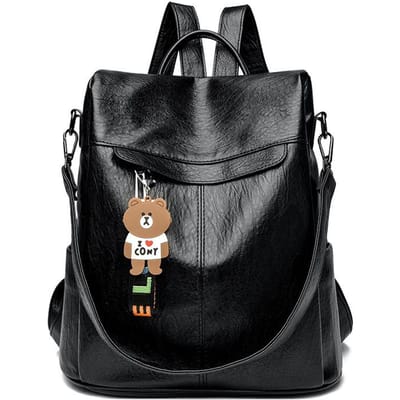 Nieuwe Retro Rugzak voor Dubbel Gebruik Zacht Leer Grote Capaciteit Anti-diefstal Tas Rugzak