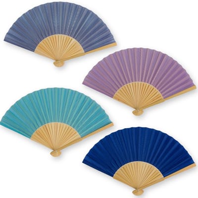 Store_8 - Handwaaiers - Set van 4 - Elegant accessoire - Bessentinten - Afkoeling in de zomer - Ideaal voor feesten en bruiloften - Lichtgewicht en...