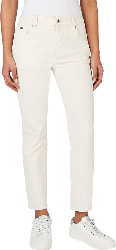 Pepe Jeans Pl204591 Tapered Fit Spijkerbroek Beige 27 / 28 Vrouw