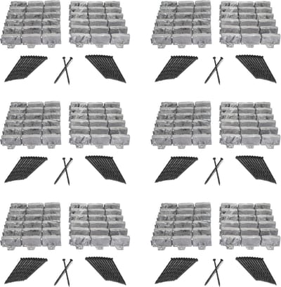 Landschapsrand Steenlook - Tuinrand Flexibel - Tuin Afscheiden - No-Dig Systeem - 90 Voet Kit - Leisteen Grijs