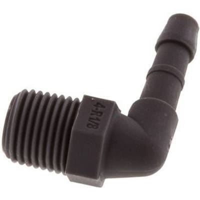 4 mm & R1/8'' PA 6 L-Slangpilaar Met Buitendraad [20 Stuks]