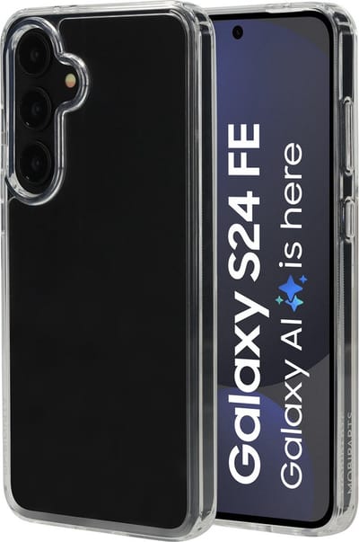 Mobiparts hoesje geschikt voor Samsung Galaxy S24 FE - Hardcover - Transparant