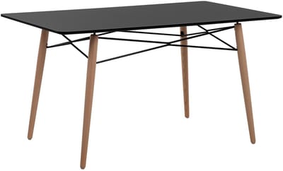 BIONDI - Eettafel - Zwart - 80 x 140 cm - MDF