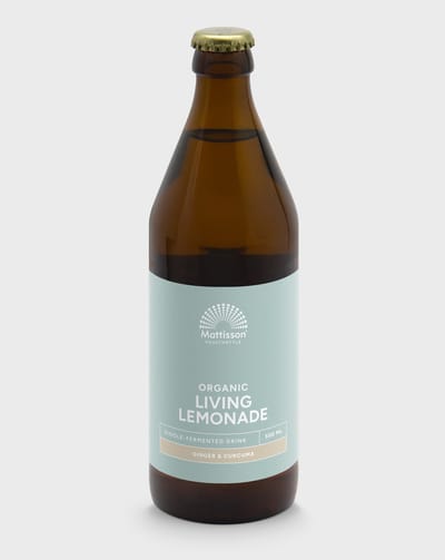 Mattisson - Biologische Living Lemonade - Gember & Kurkuma - 500 ml