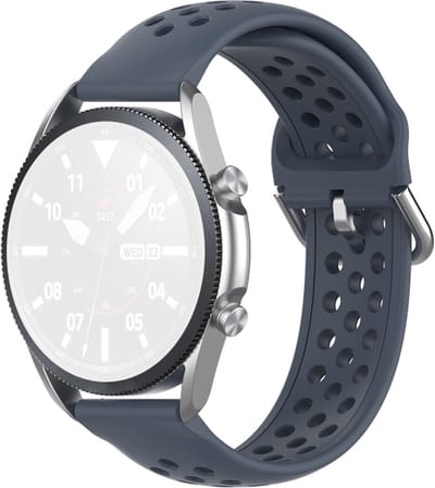 Siliconen bandje - geschikt voor Garmin Vivoactive 4 / Venu 2 / Venu 3 / Forerunner 255 / 265 - grijs